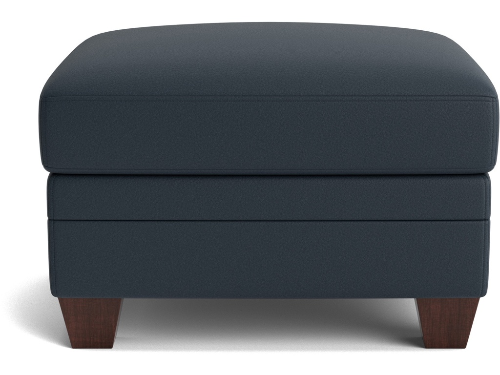 Carolina Leather Ottoman - main image