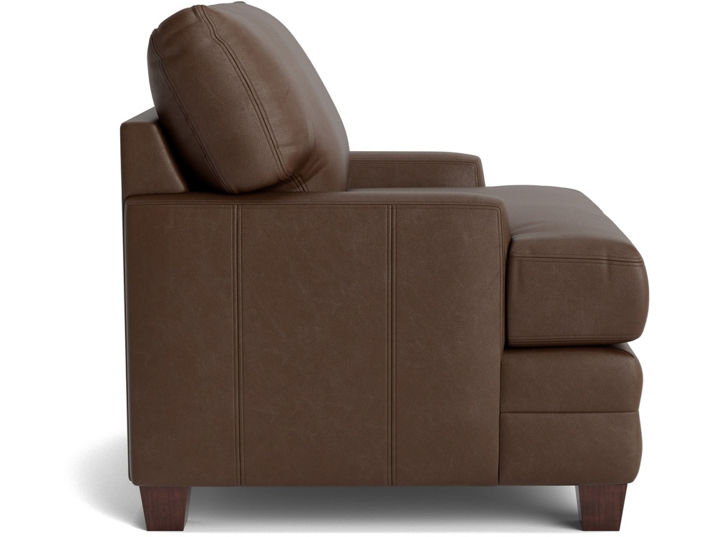 Carolina Leather Track Arm Accent Chair - image 2