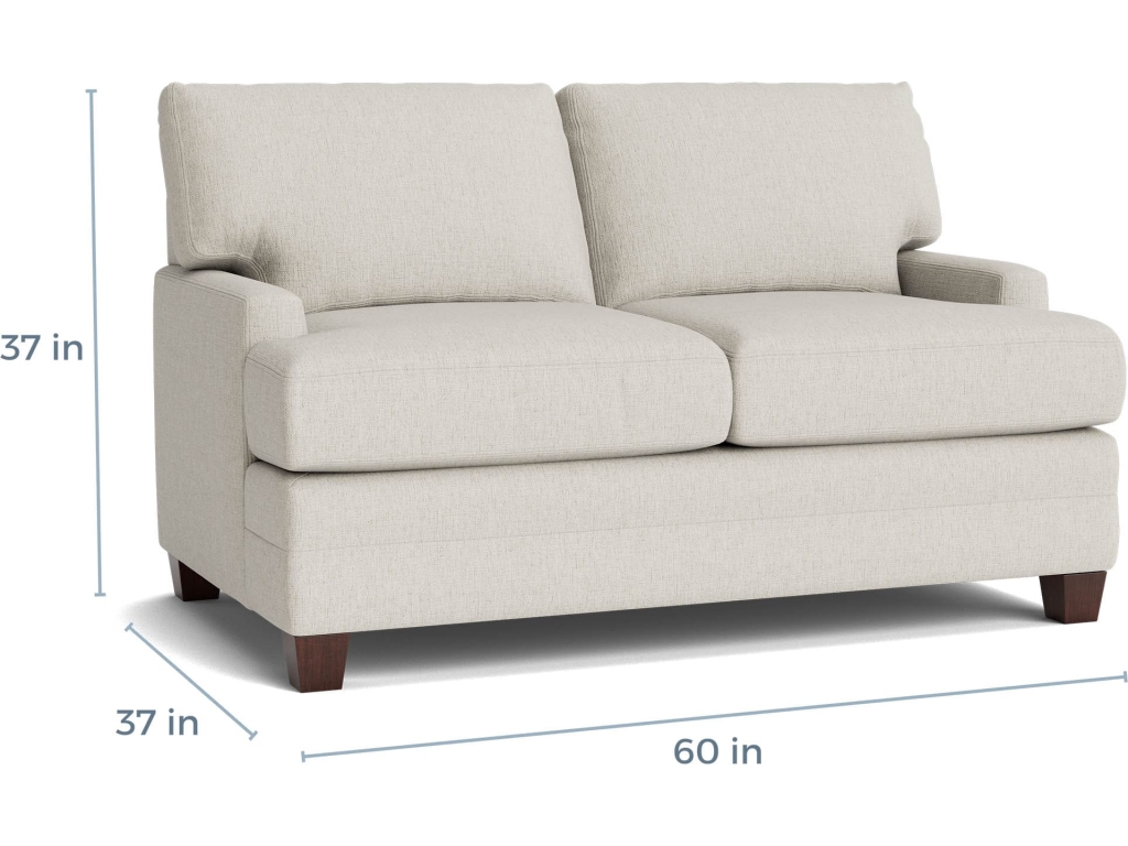 Carolina Track Arm Loveseat with T-Cushion - image 1