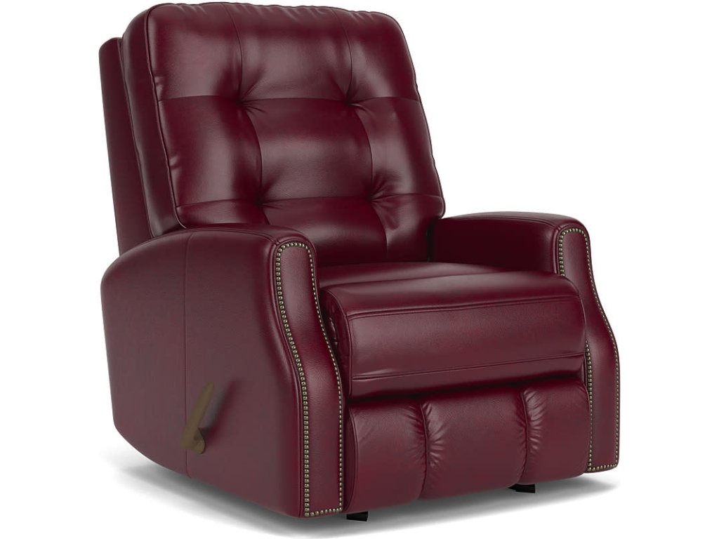 Devon Leather Rocking Recliner - main image