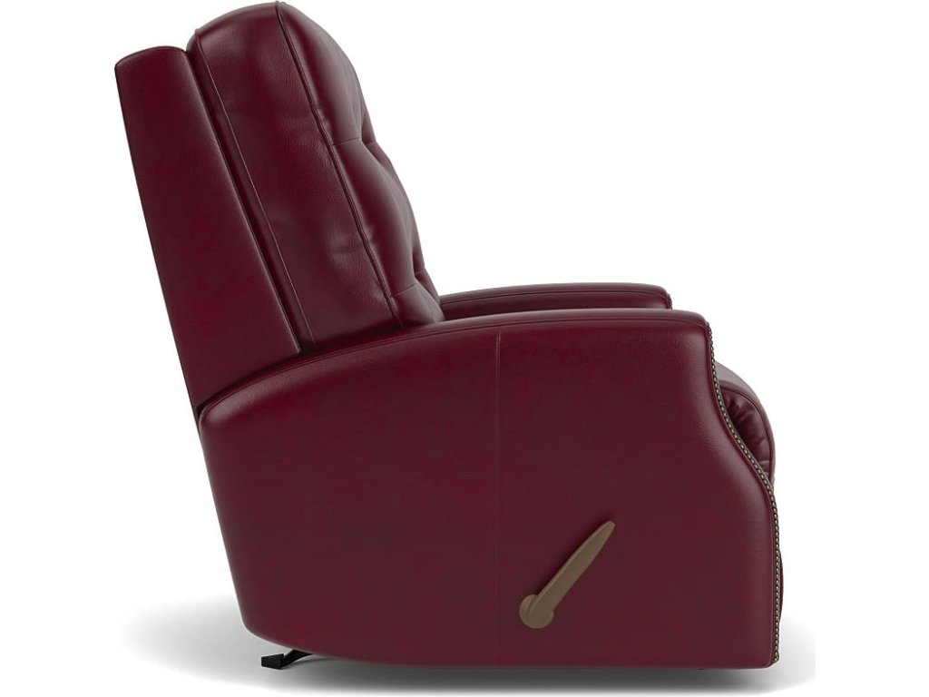 Devon Leather Rocking Recliner - image 2