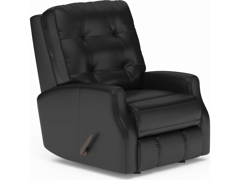 Devon Leather Rocking Recliner - main image