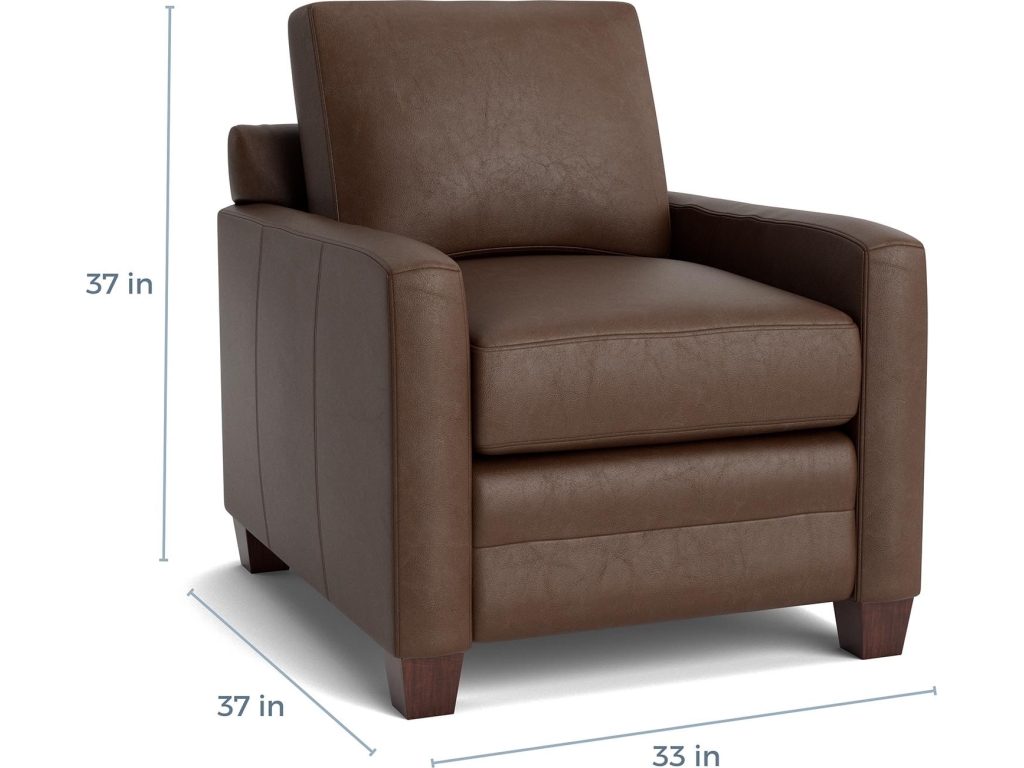 Carolina Leather Track Arm Chair - image 5