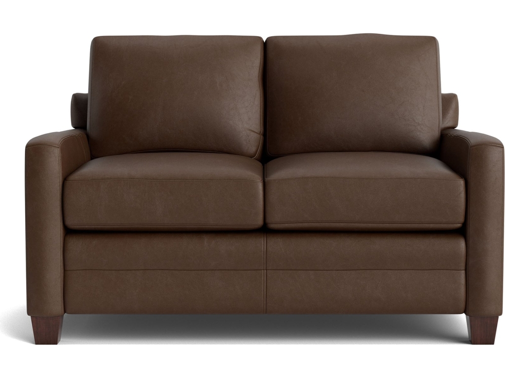 Carolina Leather Track Arm Loveseat - main image