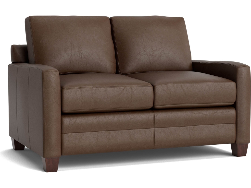 Carolina Leather Track Arm Loveseat - image 2