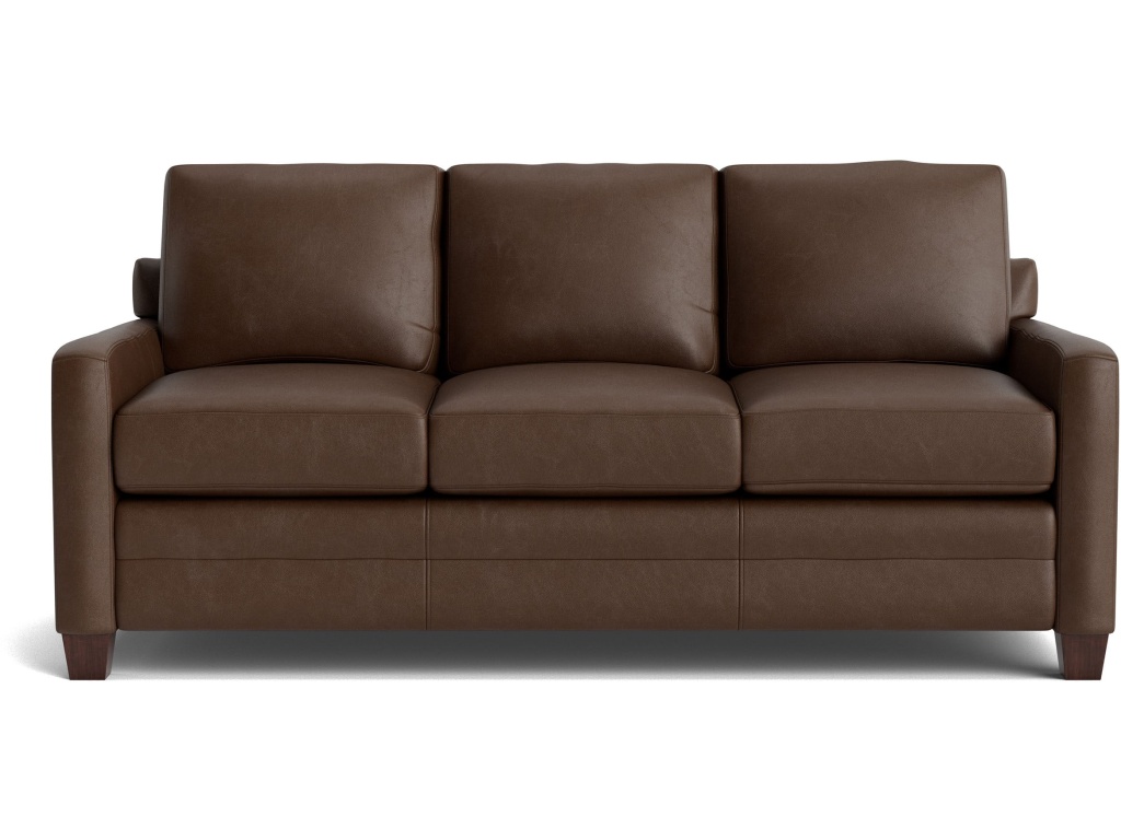 Carolina Leather Track Arm Sofa - main image