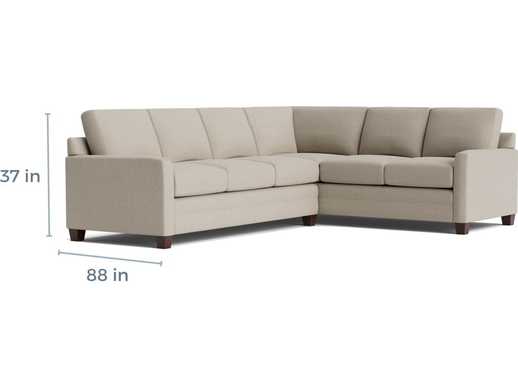 Carolina Track Arm L-Shaped Sectional - image 1