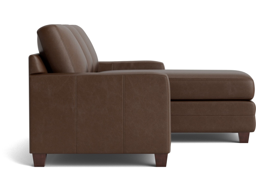 Carolina Leather Track Arm Chaise Sectional - image 3