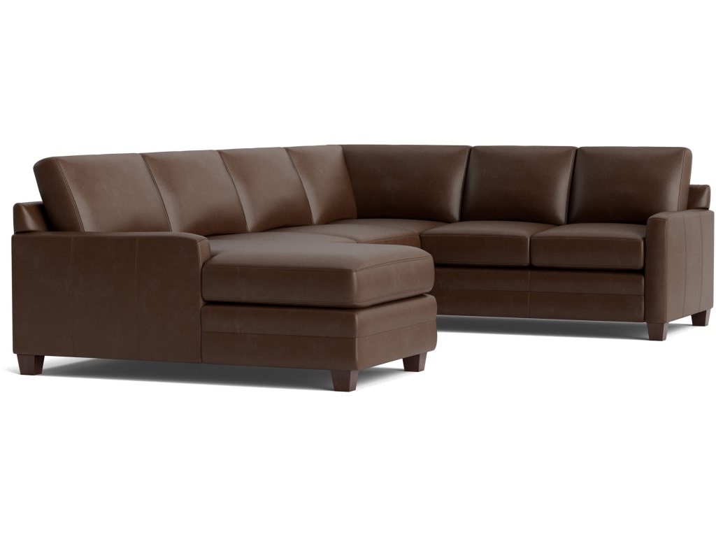 Carolina Leather Track Arm U-Shaped Sectional - image 3