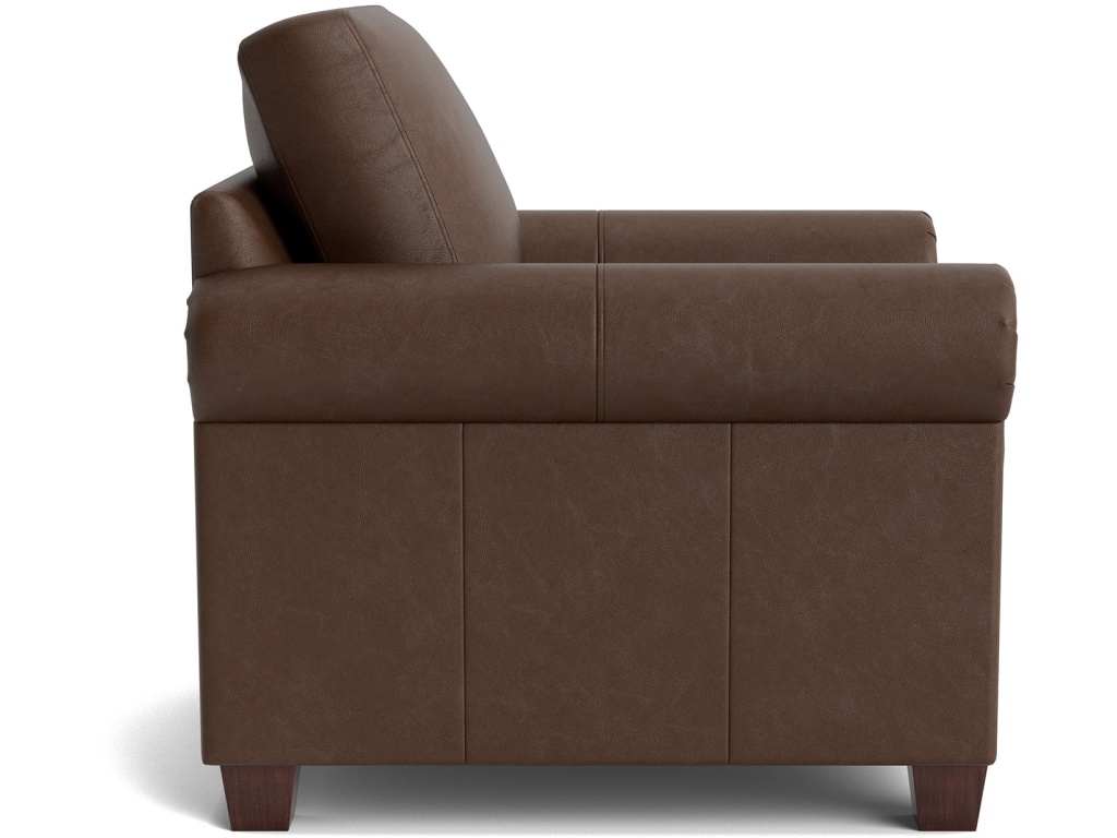 Carolina Leather Panel Arm Chair - image 4