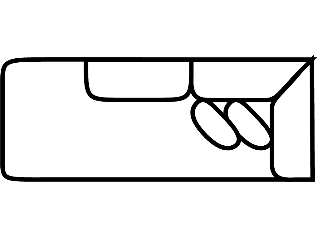 LSF 1 Arm Oversized Chaise - image 1