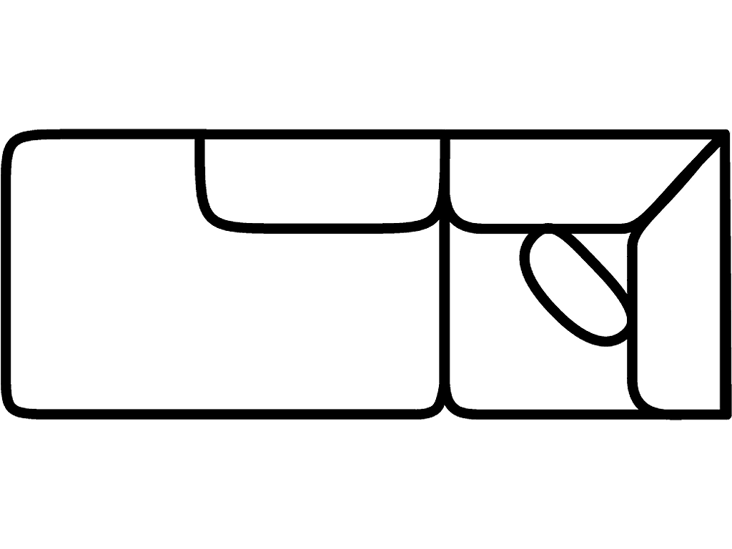 LSF 1 Arm Oversized Chaise - image 1
