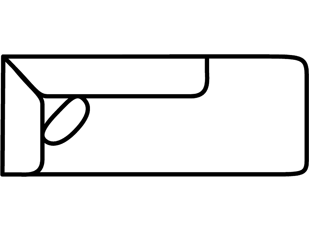 RSF 1 Arm Oversized Chaise - image 1