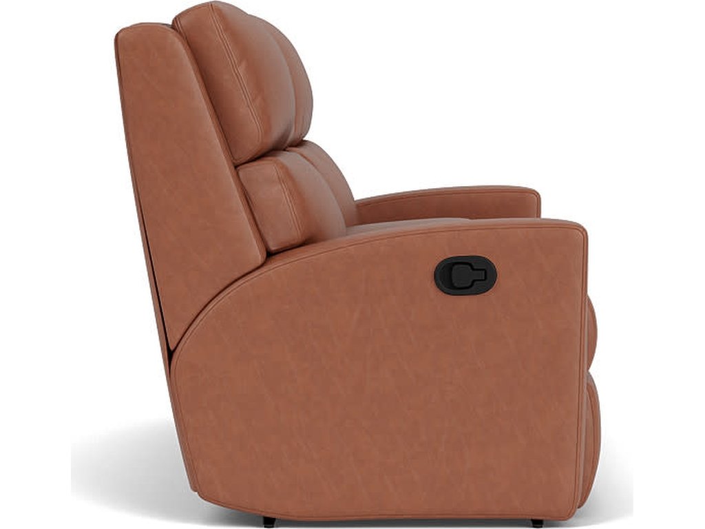 Catalina Leather Reclining Loveseat with Console - image 9