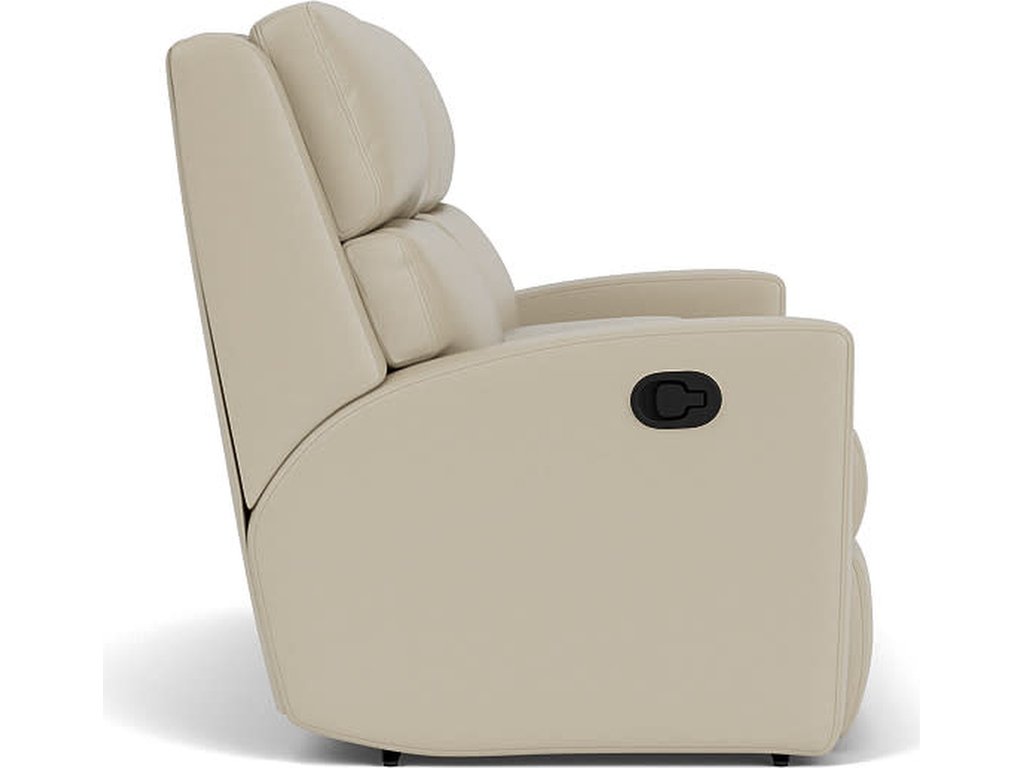 Catalina Leather Reclining Loveseat with Console - image 7