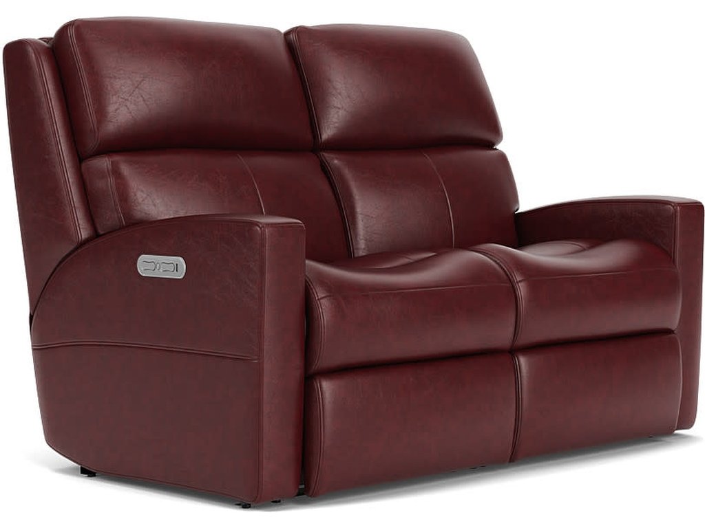 Catalina Leather Power Reclining Loveseat with Power Headrests - image 3