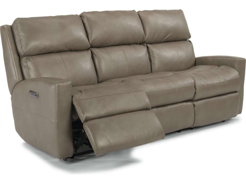 Catalina Leather Power Reclining Sofa with Power Headrests - image 2