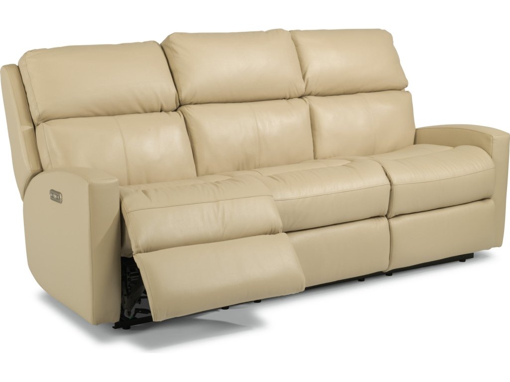 Catalina Leather Power Reclining Sofa with Power Headrests - image 3