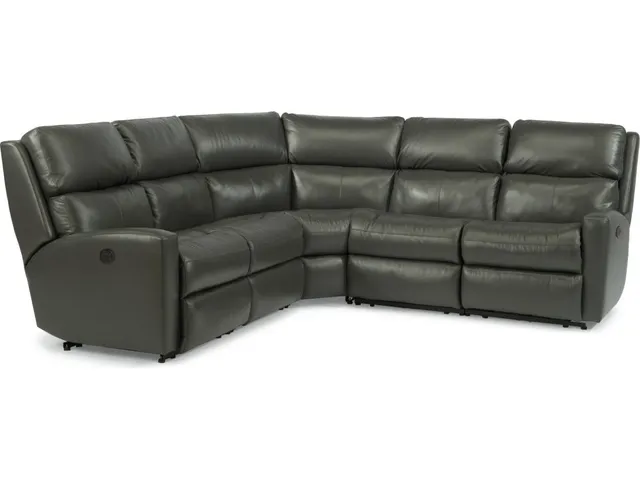 Catalina Leather Power Reclining Sectional