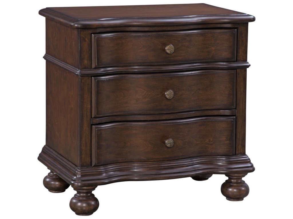 Three Drawer Nightstand - main image