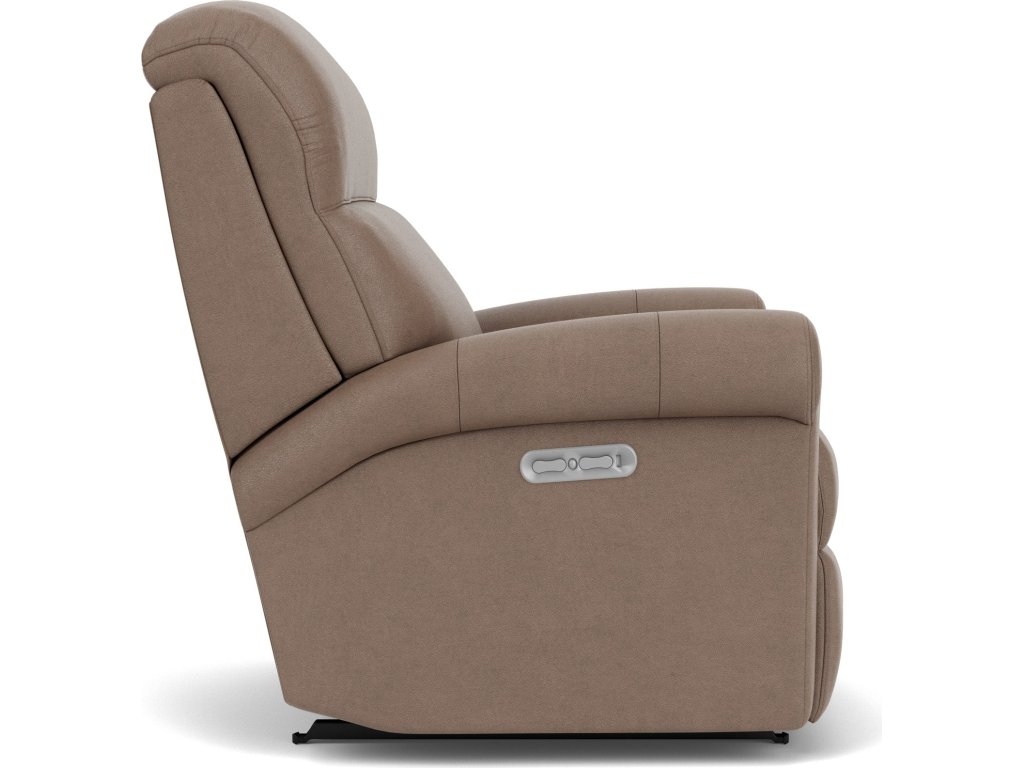 Davis Leather Power Recliner with Power Headrest - image 2