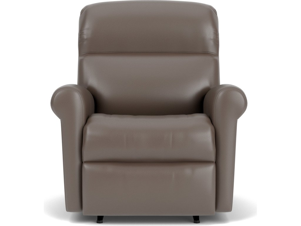 Davis Leather Power Recliner with Power Headrest - image 5