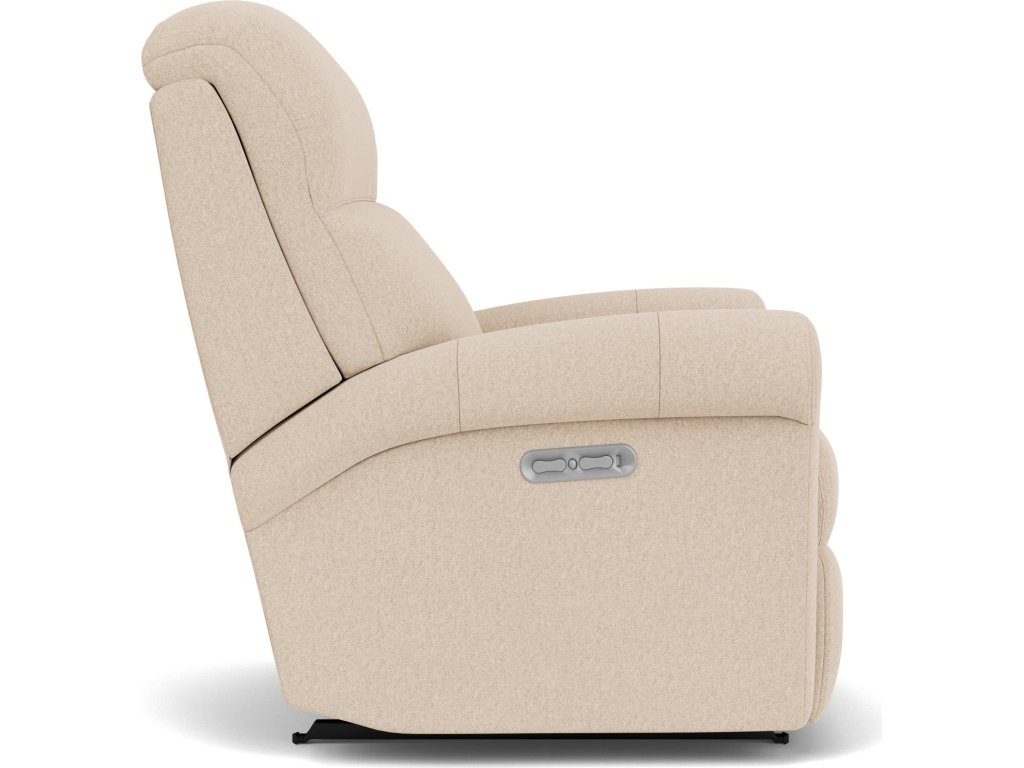 Davis Leather Power Recliner with Power Headrest - image 6