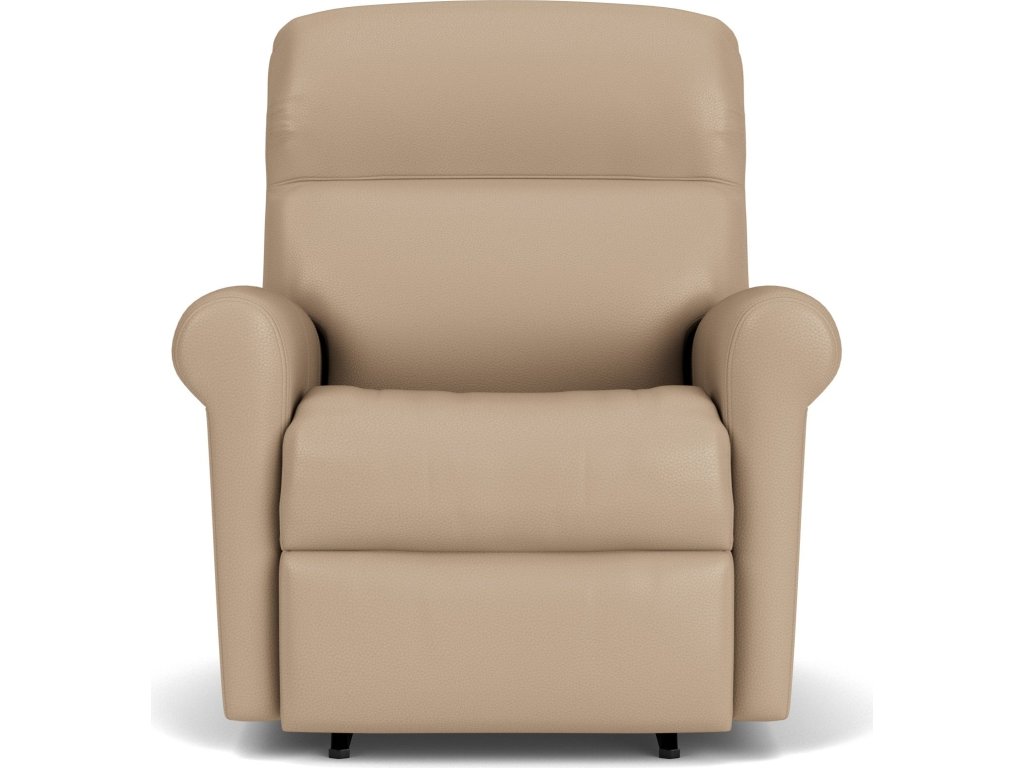 Davis Leather Power Rocking Recliner with Power Headrest - image 4