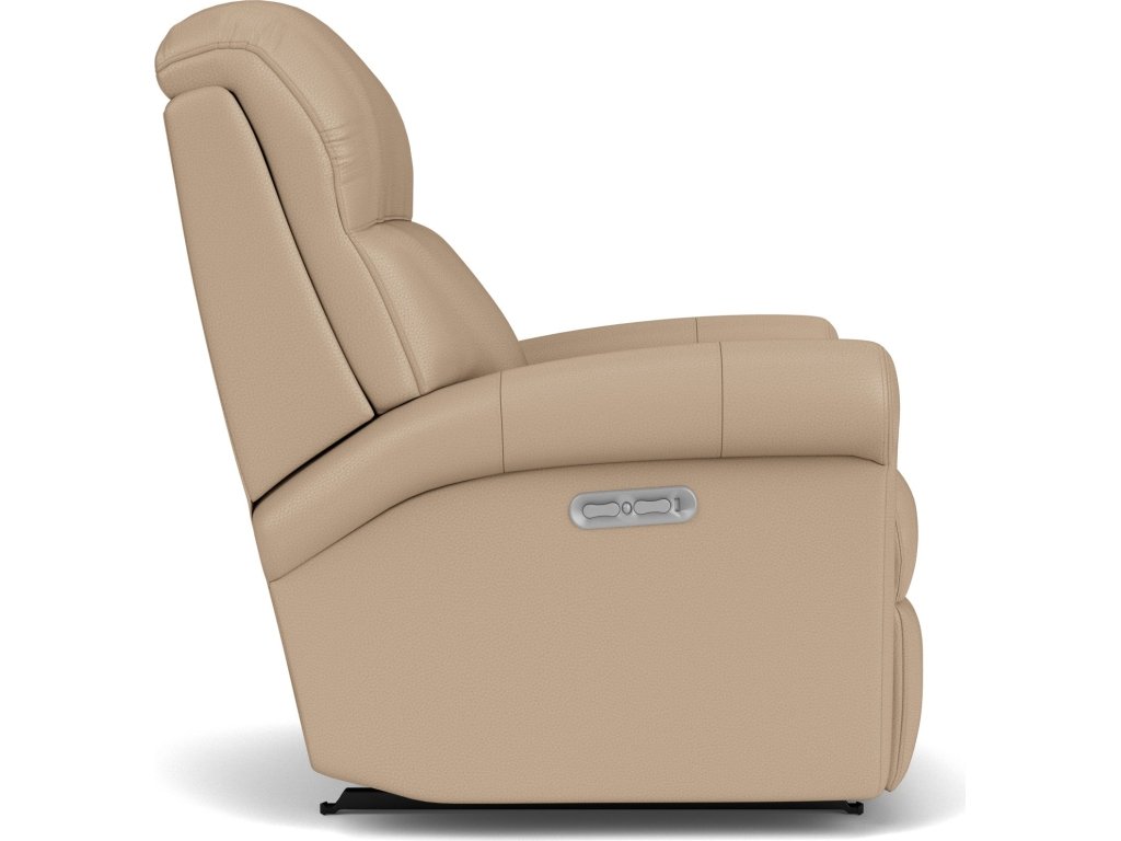 Davis Leather Power Rocking Recliner with Power Headrest - image 6