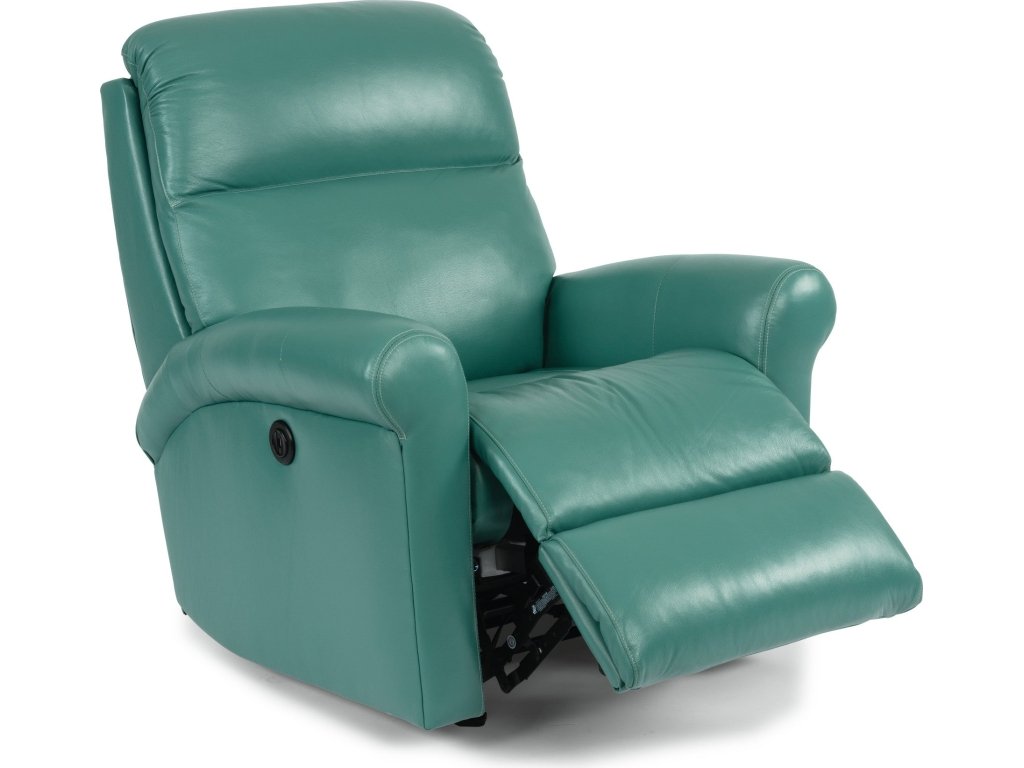 Davis Leather Power Rocking Recliner - image 2