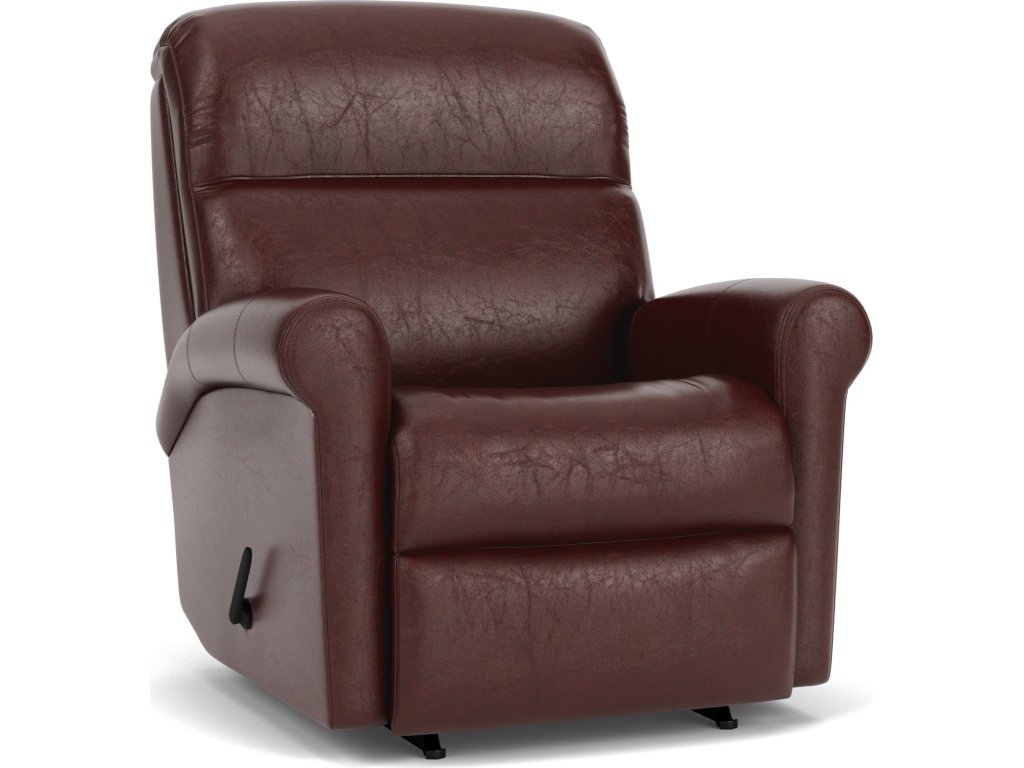 Davis Leather Rocking Recliner - main image