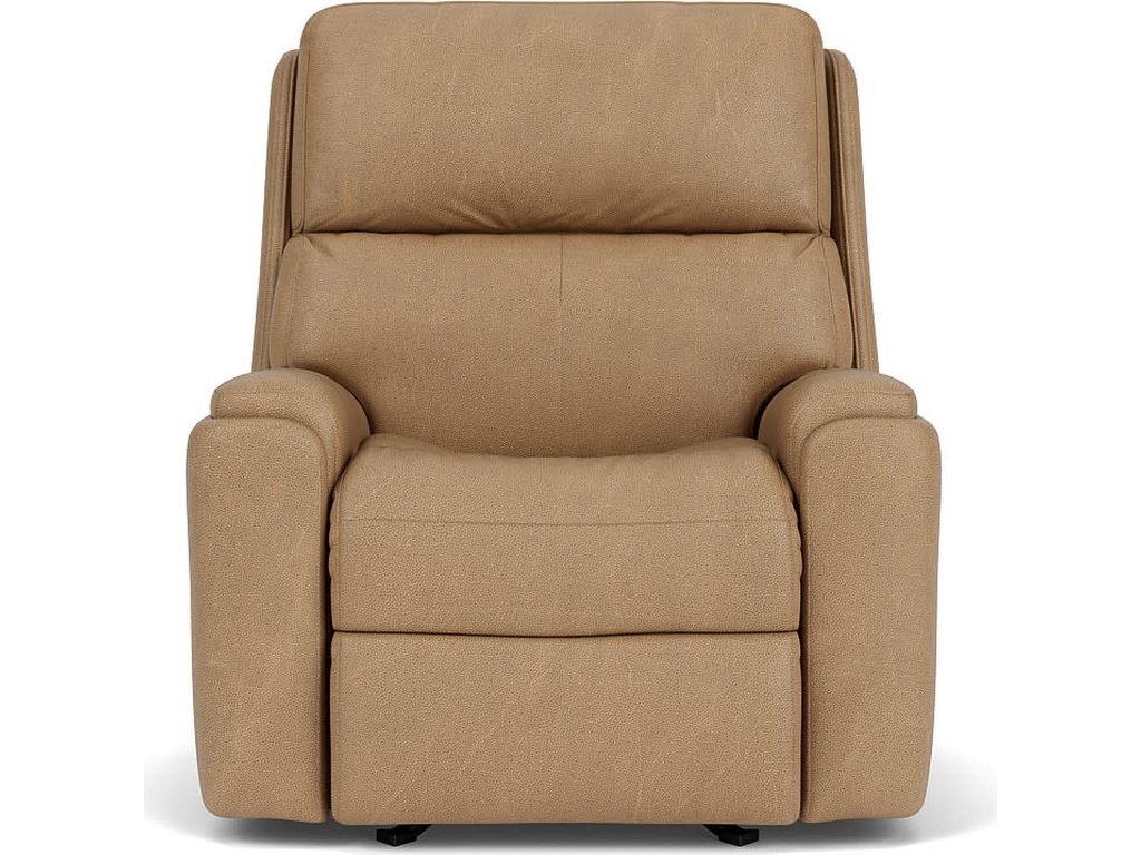 Rio Leather Power Recliner with Power Headrest - image 5