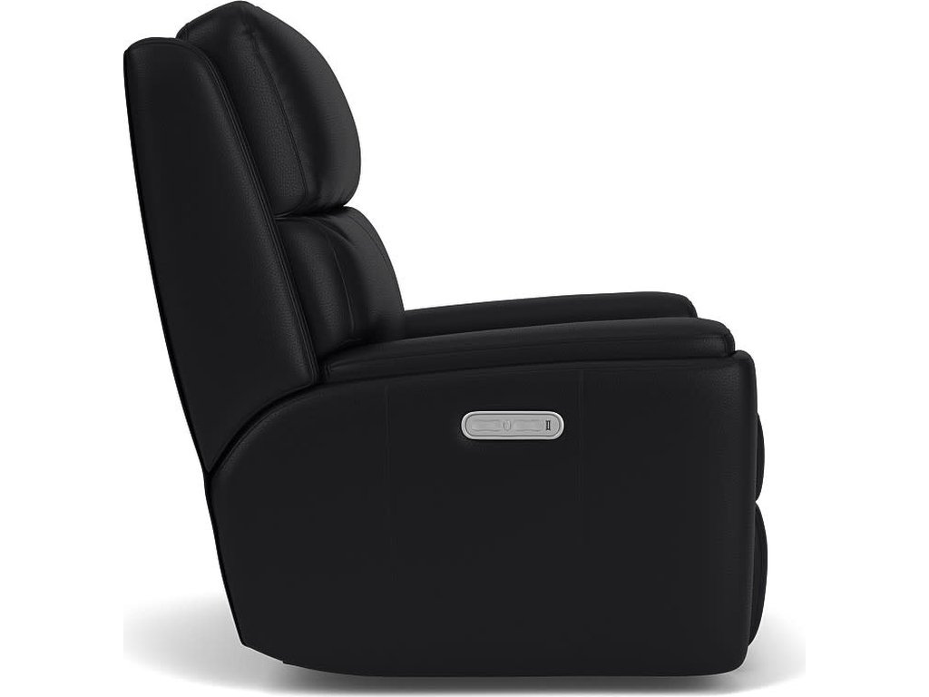 Rio Leather Power Recliner with Power Headrest - image 7
