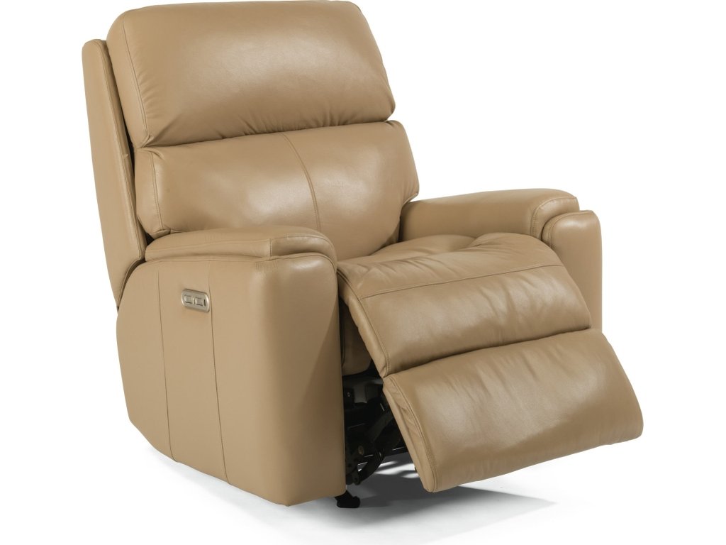 Rio Leather Power Recliner with Power Headrest - image 8