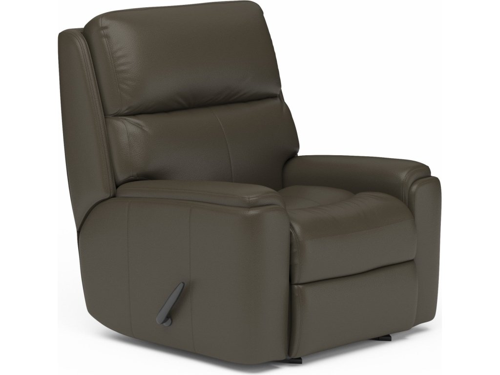 Rio Leather Rocking Recliner - main image