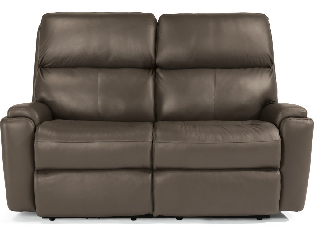 Rio Leather Power Reclining Loveseat - image 1