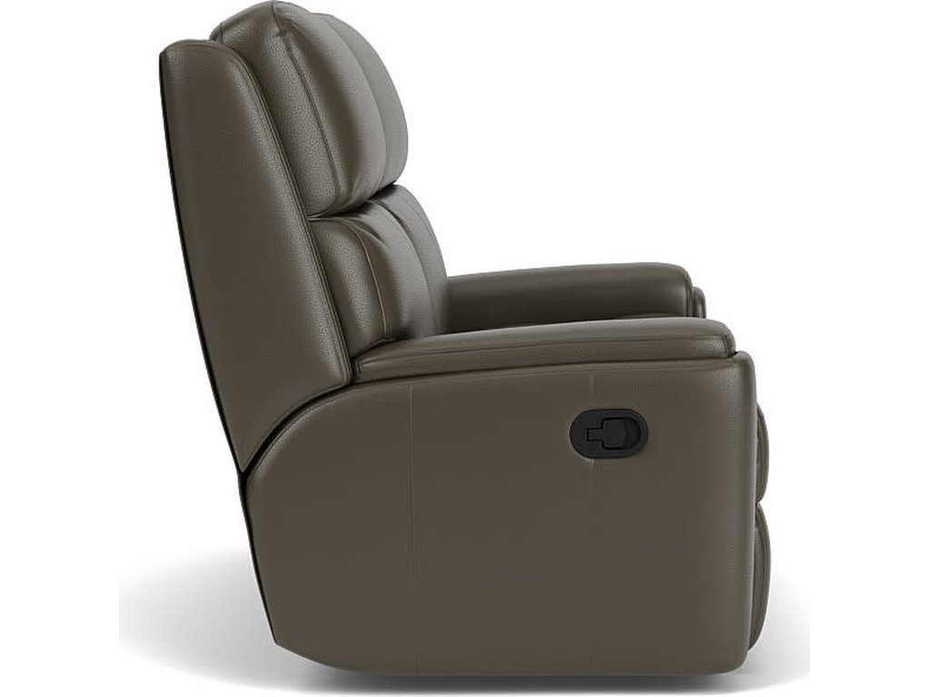 Rio Leather Reclining Loveseat - image 2