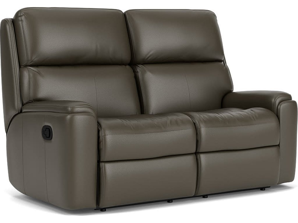 Rio Leather Reclining Loveseat - image 3