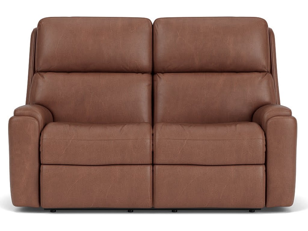 Rio Leather Reclining Loveseat - image 5