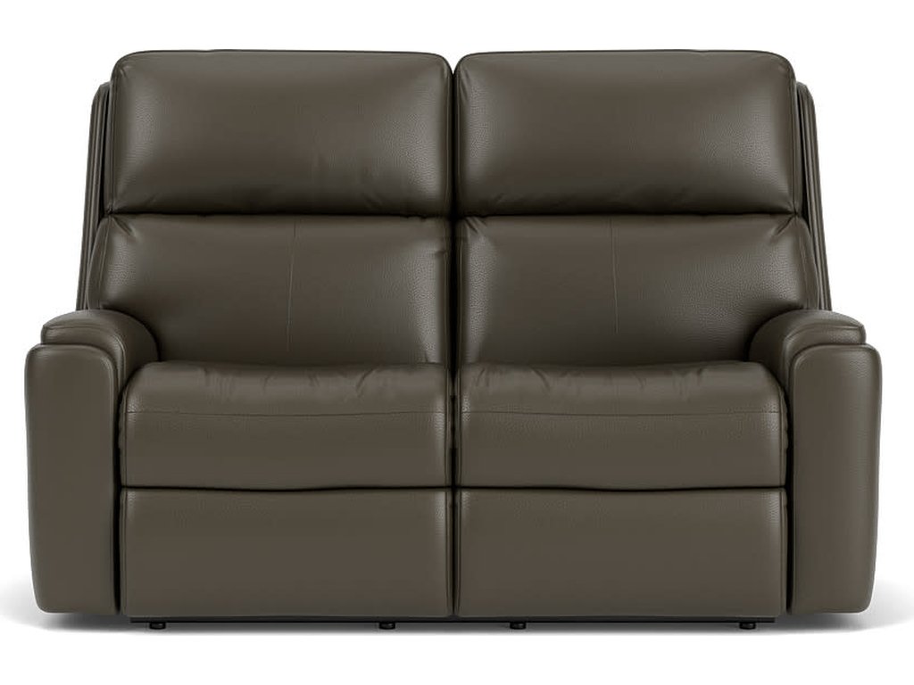 Rio Leather Reclining Loveseat - image 6