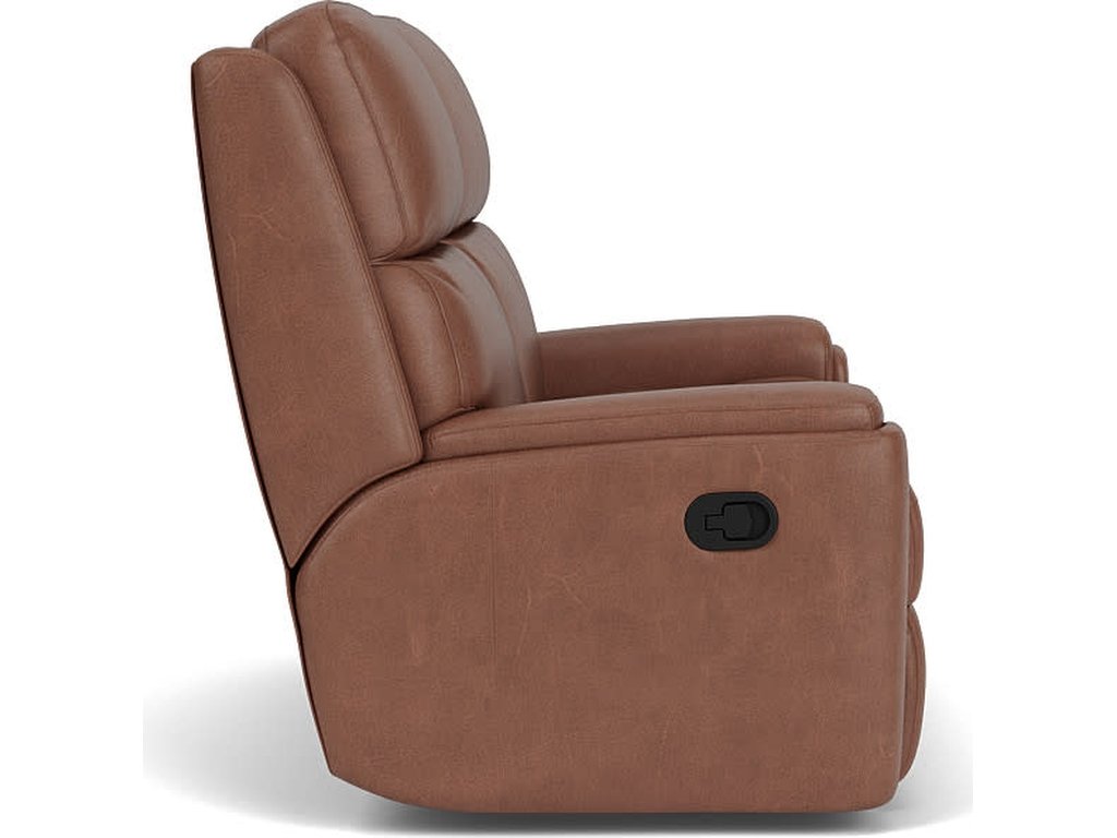 Rio Leather Reclining Loveseat - image 7