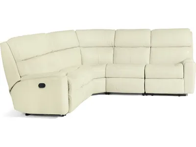 Rio Leather Reclining Sectional