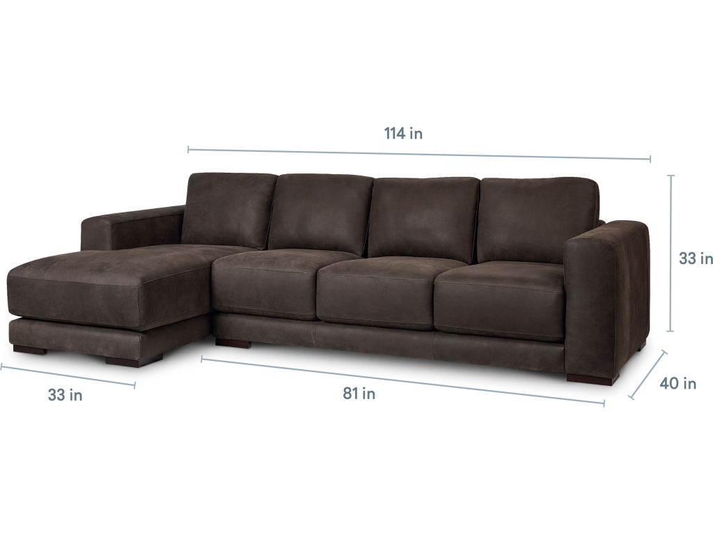 Cabo Leather Chaise Sectional - image 4