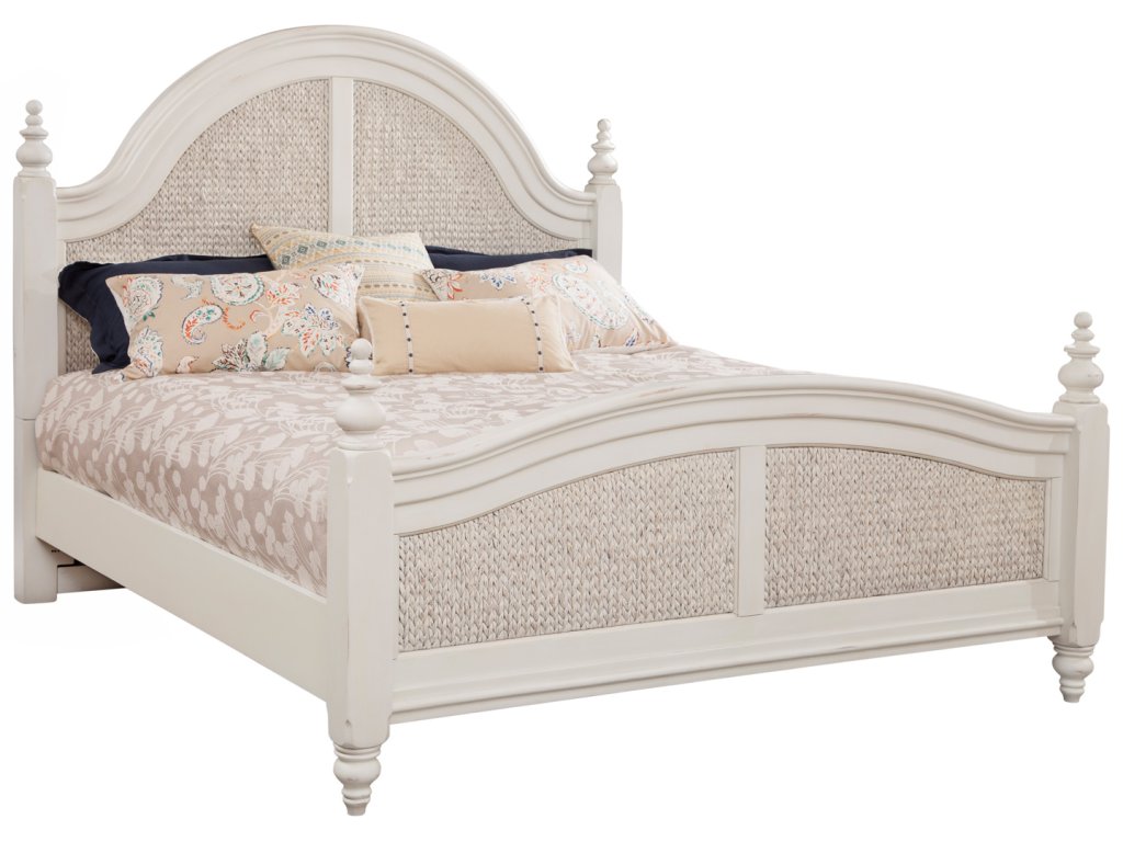 3910 Rodanthe 5 Pc Woven Bedroom Set – Queen Bed, Dresser, Mirror, Three Drawer Nightstand, Chest - image 1