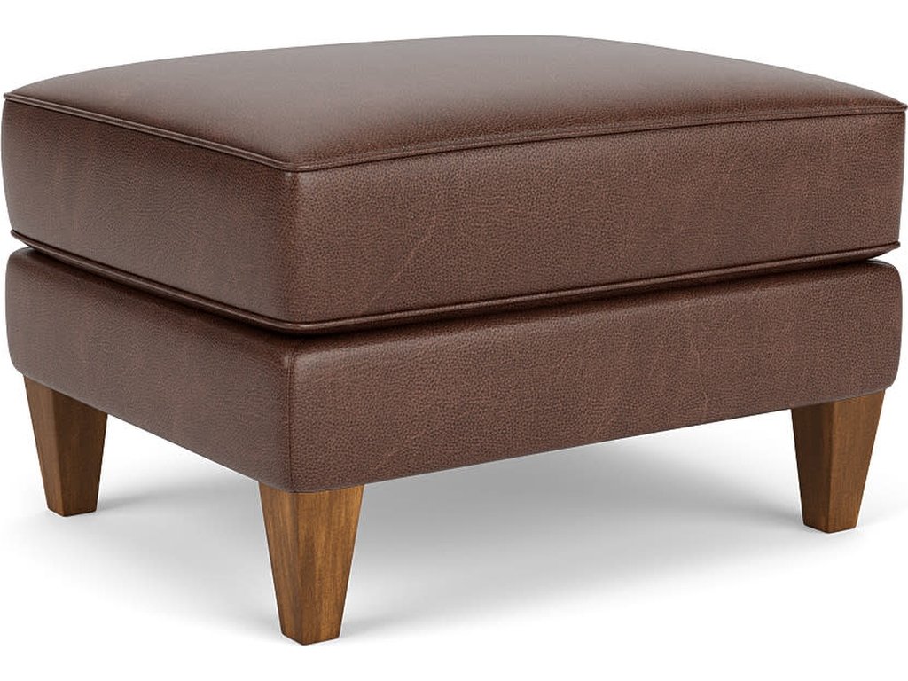 Digby Leather Ottoman - image 3