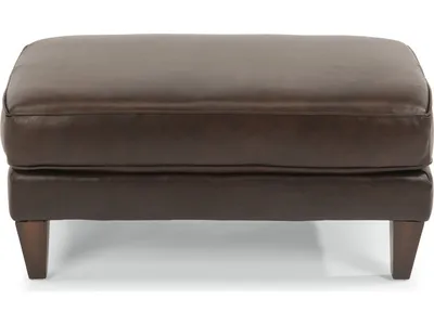 Digby Leather Cocktail Ottoman - Alternative View