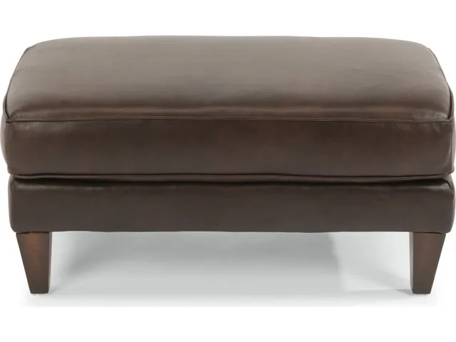 Digby Leather Cocktail Ottoman - Alternative View