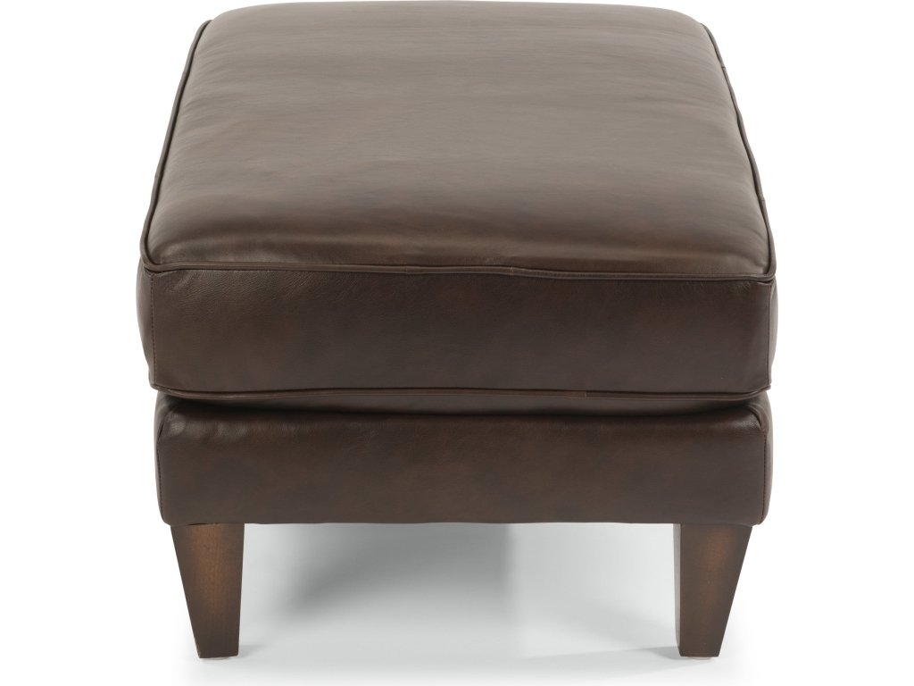 Digby Leather Cocktail Ottoman - image 2