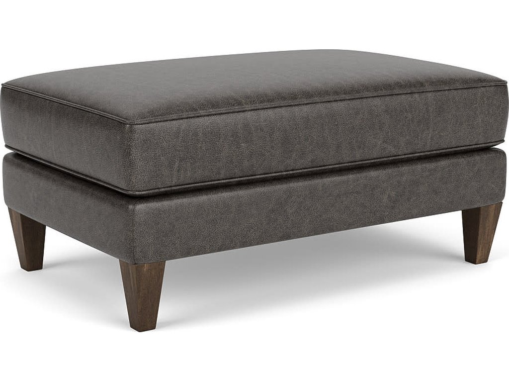 Digby Leather Cocktail Ottoman - image 3