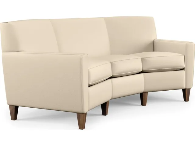 Digby Leather Conversation Sofa
